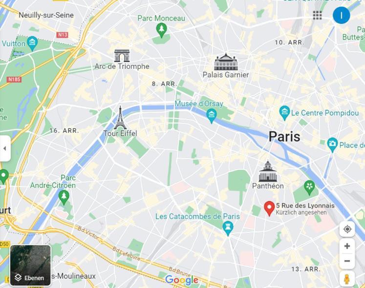 Petite Maison Avec Cour Dans Les Beaux Quartiers-Vous Faites Le Menage- Very Good Prices For T-H-E Location But You Have To Clea-N Th-E Flat Apartment Paris Exterior photo